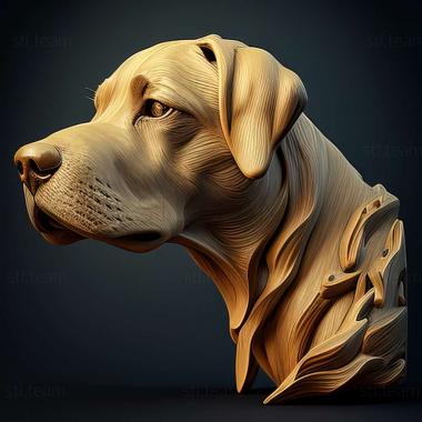 3D model Dunker dog breed dog (STL)